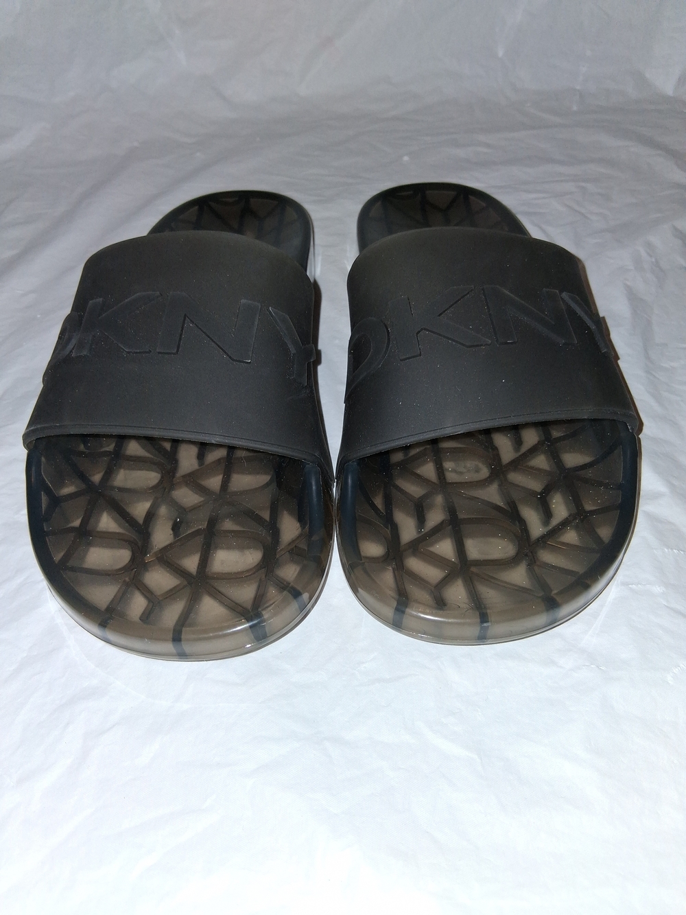 DKNY Men s Black Logo Slide Sandals